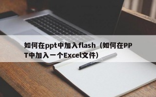 如何在ppt中加入flash（如何在PPT中加入一个Excel文件）
